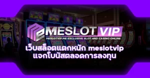 เว็บสล็อตแตกหนัก meslotvip แจกโบนัสตลอดการลงทุน